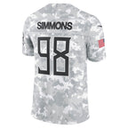 Johmsee T.Titans #98 Jeffery Simmons Player Arctic Camo Salute To Service Limited Stitched Jerseys