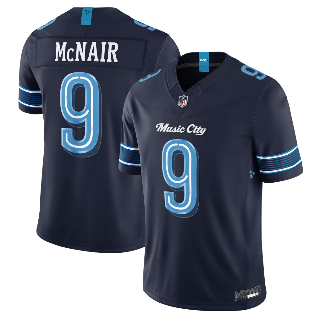 Johmsee T.Titans #9 Steve McNair Navy 2026 Rivalries Collection Limited Stitched Jerseys