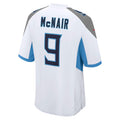 Johmsee T.Titans #9 Steve McNair Player White Home Game Stitched Jerseys