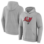 Johmsee TB.Buccaneers  Blank Player Gray Pullover Hoodie Home Game Stitched Jerseys
