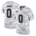 Johmsee TB.Buccaneers #0 Yaya Diaby Player Arctic Camo Limited Salute To Service Home Game Stitched Jerseys