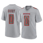 Johmsee TB.Buccaneers #0 Yaya Diaby Player Gray Atmosphere Fashion Home Game Stitched Jerseys