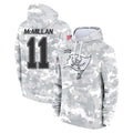Johmsee TB.Buccaneers #11 Jalen McMillan Player Arctic Camo Limited Salute to Service Pullover Hoodies Game Stitched Jerseys