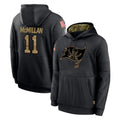 Johmsee TB.Buccaneers #11 Jalen McMillan Player Black Salute to Service Sideline Performance Pullover Hoodies Home Game Stitched Jerseys