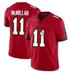 Johmsee TB.Buccaneers #11 Jalen McMillan Player Red Limited Vapor Home Game Stitched Jerseys