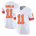 Johmsee TB.Buccaneers #11 Jalen McMillan Player White Limited '76 Vapor F.U.S.E. Home Game Stitched Jerseys