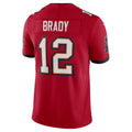 Johmsee TB.Buccaneers #12 Tom Brady Player Red Vapor F.U.S.E. Limited Stitched Jerseys