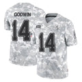 Johmsee TB.Buccaneers #14 Chris Godwin Jr. Player Arctic Camo Limited Salute To Service Home Game Stitched Jerseys