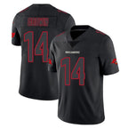 Johmsee TB.Buccaneers #14 Chris Godwin Jr. Player Black Impact Limited Home Game Stitched Jerseys