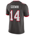 Johmsee TB.Buccaneers #14 Chris Godwin Jr. Player Pewter Vapor Limited Stitched Jerseys