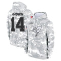 Johmsee TB.Buccaneers #14 Chris Godwin Jr. Player Salute to Service Hoodies Stitched Jerseys