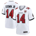 Johmsee TB.Buccaneers #14 Chris Godwin Jr. Player White 50th Anniversary Game Stitched Jerseys