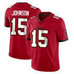 Johmsee TB.Buccaneers #15 Tez Johnson Player Red Limited Vapor Home Game Stitched Jerseys