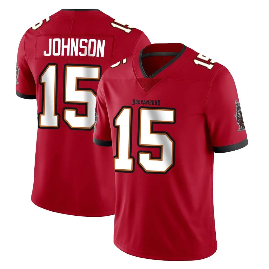 Johmsee TB.Buccaneers #15 Tez Johnson Player Red Limited Vapor Home Game Stitched Jerseys