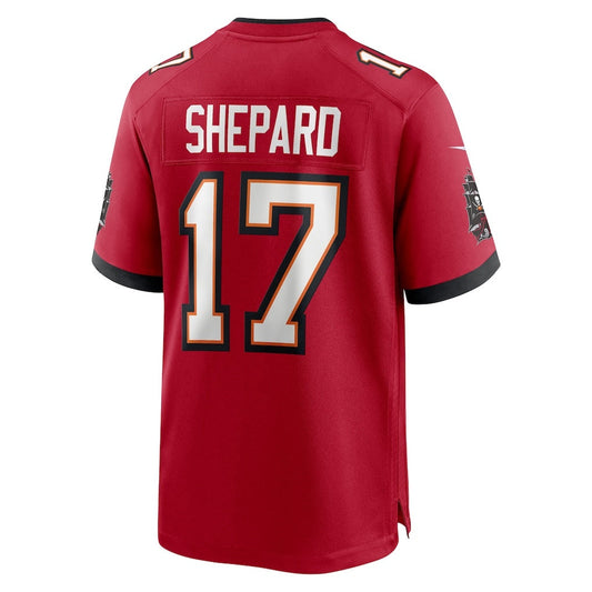 TB.Buccaneers #17 Sterling Shepard Red Team Game American Football Jerseys