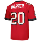 Johmsee TB.Buccaneers #20 Ronde Barber Mitchell & Ness Red Legacy Replica Jersey Stitched Puhic