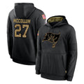 Johmsee TB.Buccaneers #27 Zyon McCollum Player Black Salute to Service Sideline Performance Pullover Hoodies Home Game Stitched Jerseys