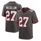 Johmsee TB.Buccaneers #27 Zyon McCollum Player Pewter Alternate Home Game Stitched Jerseys