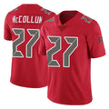 Johmsee TB.Buccaneers #27 Zyon McCollum Player Red Limited Color Rush Home Game Stitched Jerseys