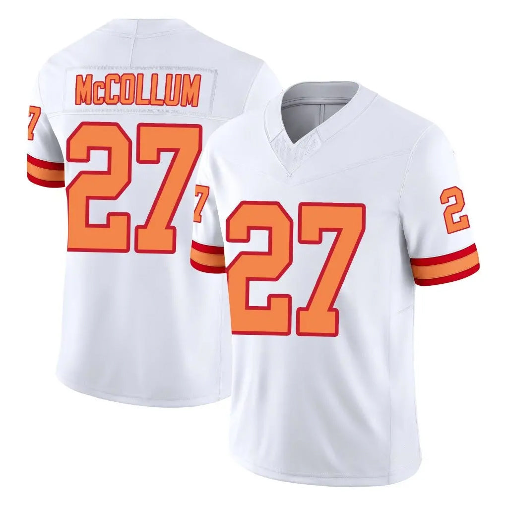 Johmsee TB.Buccaneers #27 Zyon McCollum Player White Limited '76 Vapor F.U.S.E. Home Game Stitched Jerseys