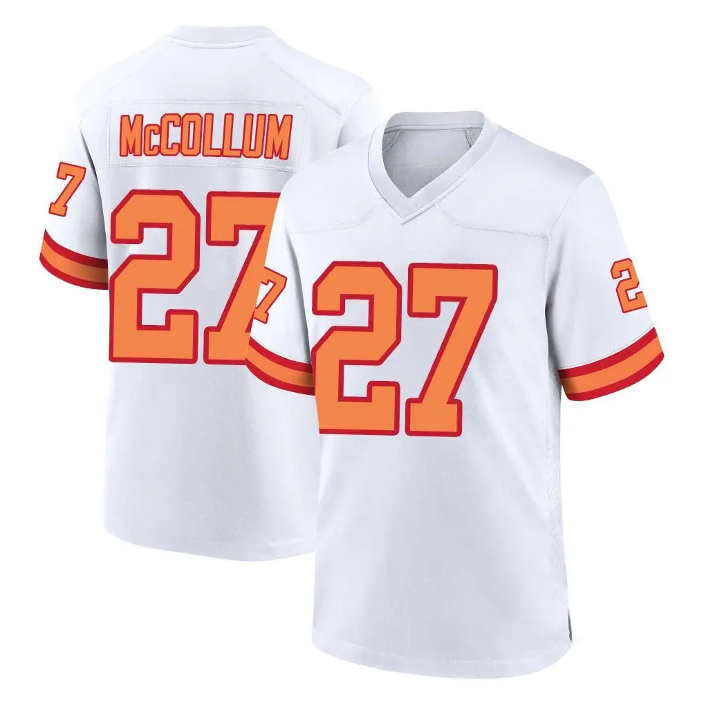 Johmsee TB.Buccaneers #27 Zyon McCollum Player White '76 Home Game Stitched Jerseys