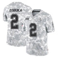Johmsee TB.Buccaneers #2 Emeka Egbuka Player Arctic Camo Limited Salute To Service Home Game Stitched Jerseys