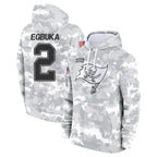 Johmsee TB.Buccaneers #2 Emeka Egbuka Player Arctic Camo Limited Salute to Service Pullover Hoodies Game Stitched Jerseys