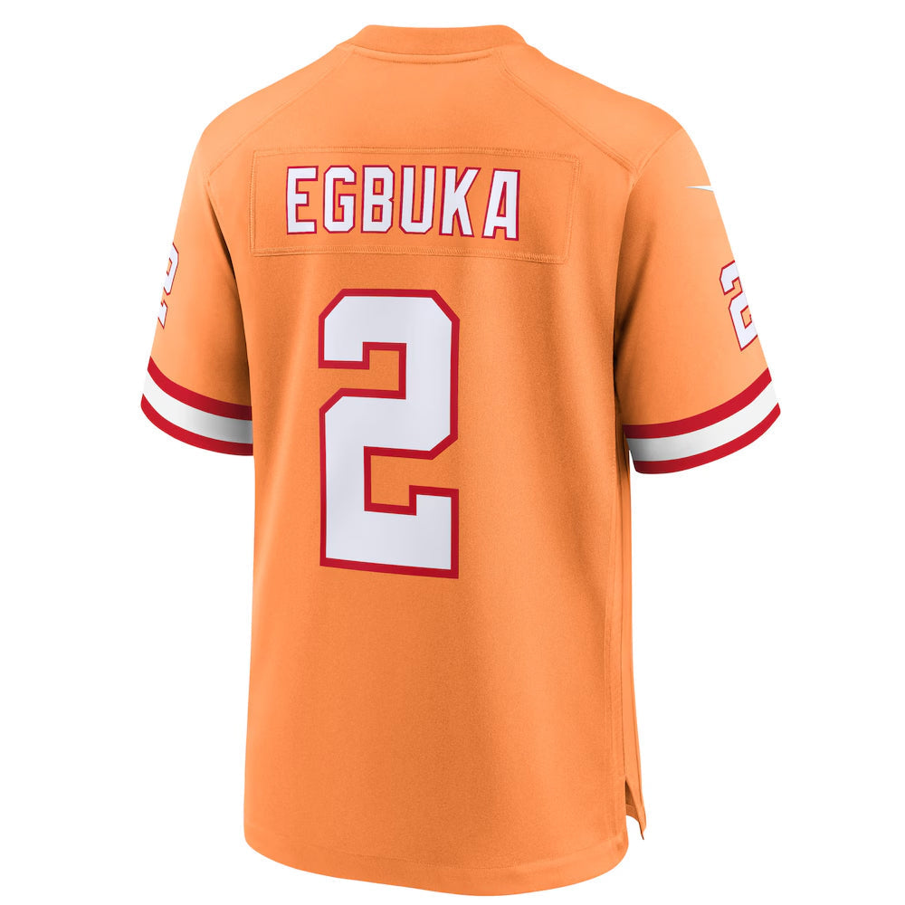 Johmsee TB.Buccaneers #2 Emeka Egbuka Player Creamsicle Alternate Game Stitched Jerseys