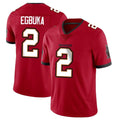 Johmsee TB.Buccaneers #2 Emeka Egbuka Player Red Limited Vapor Home Game Stitched Jerseys