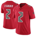 Johmsee TB.Buccaneers #2 Emeka Egbuka Player Red Vapor Limited Stitched Jerseys