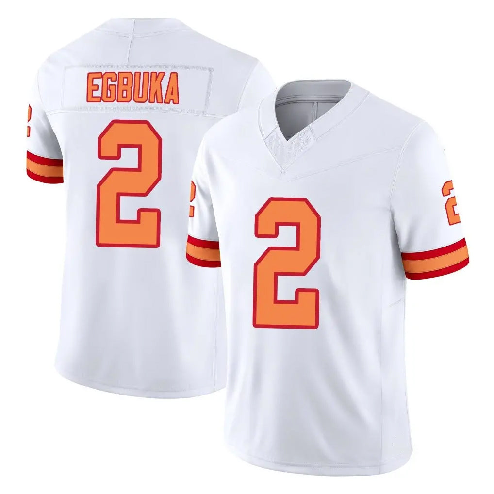 Johmsee TB.Buccaneers #2 Emeka Egbuka Player White Limited '76 Vapor F.U.S.E. Home Game Stitched Jerseys