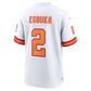 TB.Buccaneers #2 Emeka Egbuka '76 White Alternate 50th Season Game American Football Jerseys