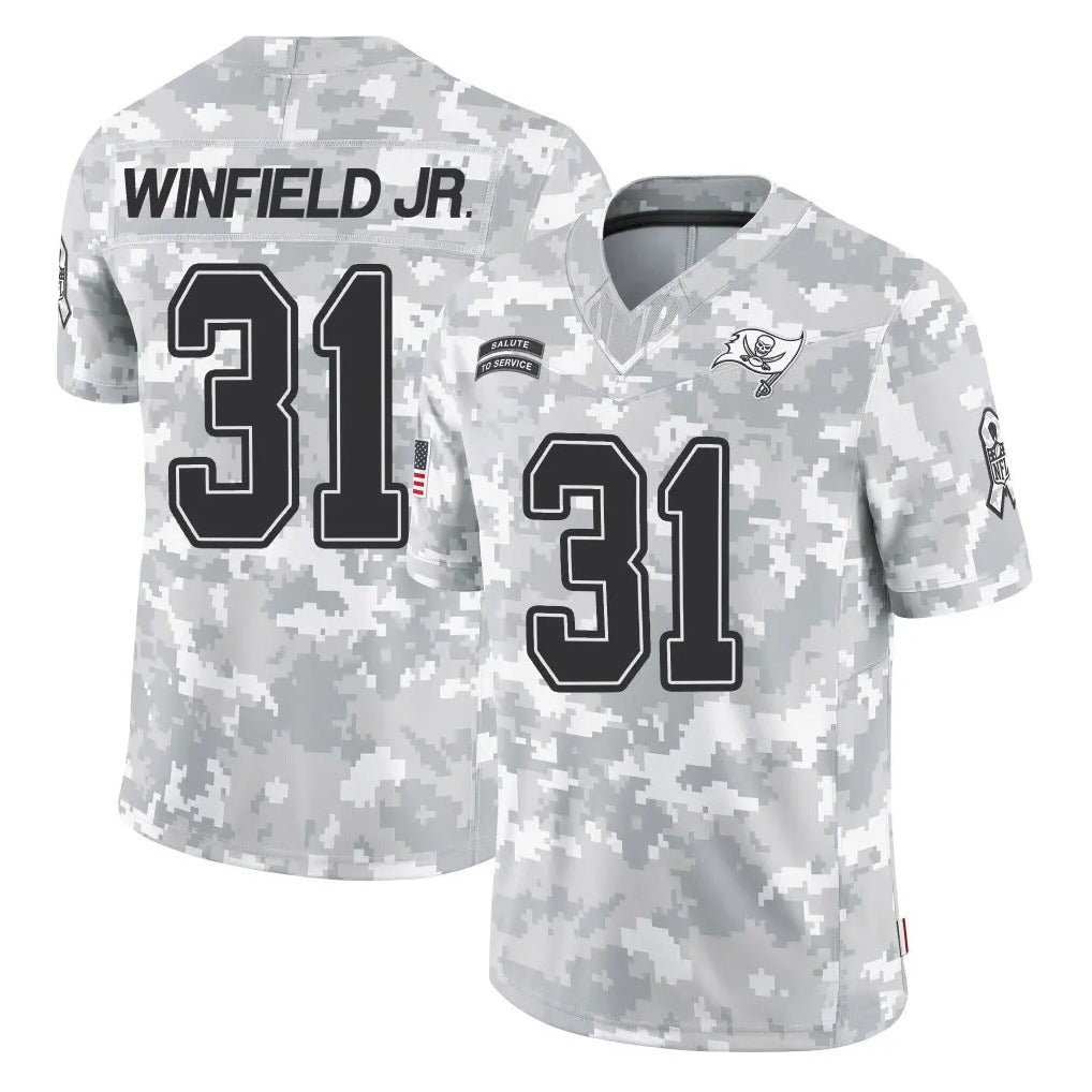 Johmsee TB.Buccaneers #31 Antoine Winfield Jr. Player Arctic Camo Limited Salute To Service Home Game Stitched Jerseys