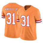 Johmsee TB.Buccaneers #31 Antoine Winfield Jr. Player Orange Limited Vapor F.U.S.E. Home Game Stitched Jerseys