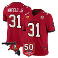 Johmsee TB.Buccaneers #31 Antoine Winfield Jr. Player Red Limited 2026 Season Vapor F.U.S.E. Home Game Stitched Jerseys