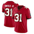 Johmsee TB.Buccaneers #31 Antoine Winfield Jr. Player Red Limited Vapor F.U.S.E. Home Game Stitched Jerseys