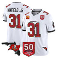 Johmsee TB.Buccaneers #31 Antoine Winfield Jr. Player White Limited 2026 Season Vapor F.U.S.E. Home Game Stitched Jerseys