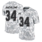 Johmsee TB.Buccaneers #34 Alex Anzalone Player Arctic Camo Limited Salute To Service Home Game Stitched Jerseys