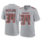 Johmsee TB.Buccaneers #34 Alex Anzalone Player Gray Atmosphere Fashion Home Game Stitched Jerseys