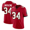 Johmsee TB.Buccaneers #34 Alex Anzalone Player Red Limited Vapor Home Game Stitched Jerseys