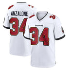 Johmsee TB.Buccaneers #34 Alex Anzalone Player White Home Game Stitched Jerseys