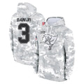 Johmsee TB.Buccaneers #3 Rueben Bain Jr. Player Arctic Camo Limited Salute to Service Pullover Hoodies Game Stitched Jerseys