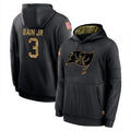 Johmsee TB.Buccaneers #3 Rueben Bain Jr. Player Black Salute to Service Sideline Performance Pullover Hoodies Home Game Stitched Jerseys