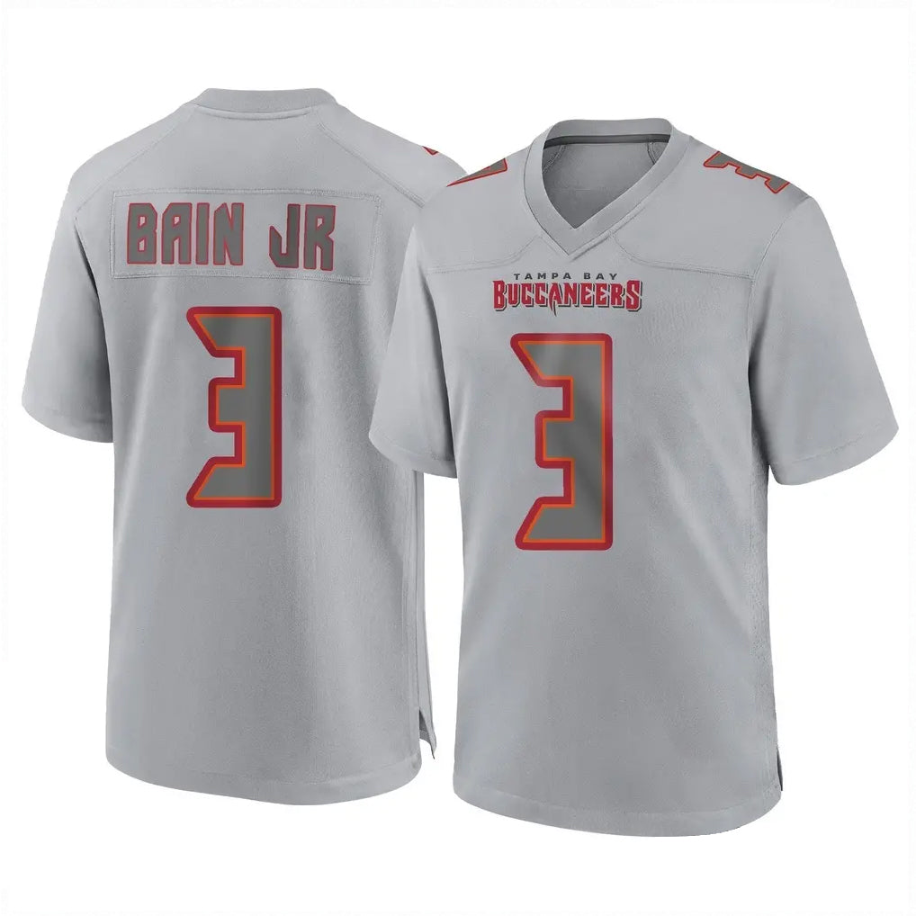 Johmsee TB.Buccaneers #3 Rueben Bain Jr. Player Gray Atmosphere Fashion Home Game Stitched Jerseys