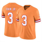Johmsee TB.Buccaneers #3 Rueben Bain Jr. Player Orange Limited Vapor F.U.S.E. Home Game Stitched Jerseys
