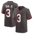 Johmsee TB.Buccaneers #3 Rueben Bain Jr. Player Pewter Alternate Home Game Stitched Jerseys