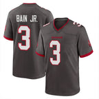 Johmsee TB.Buccaneers #3 Rueben Bain Jr. Player Pewter Alternate Home Game Stitched Jerseys