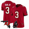 Johmsee TB.Buccaneers #3 Rueben Bain Jr. Player Red Limited 2026 Season Vapor F.U.S.E. Home Game Stitched Jerseys