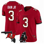 Johmsee TB.Buccaneers #3 Rueben Bain Jr. Player Red Limited 2026 Season Vapor F.U.S.E. Home Game Stitched Jerseys