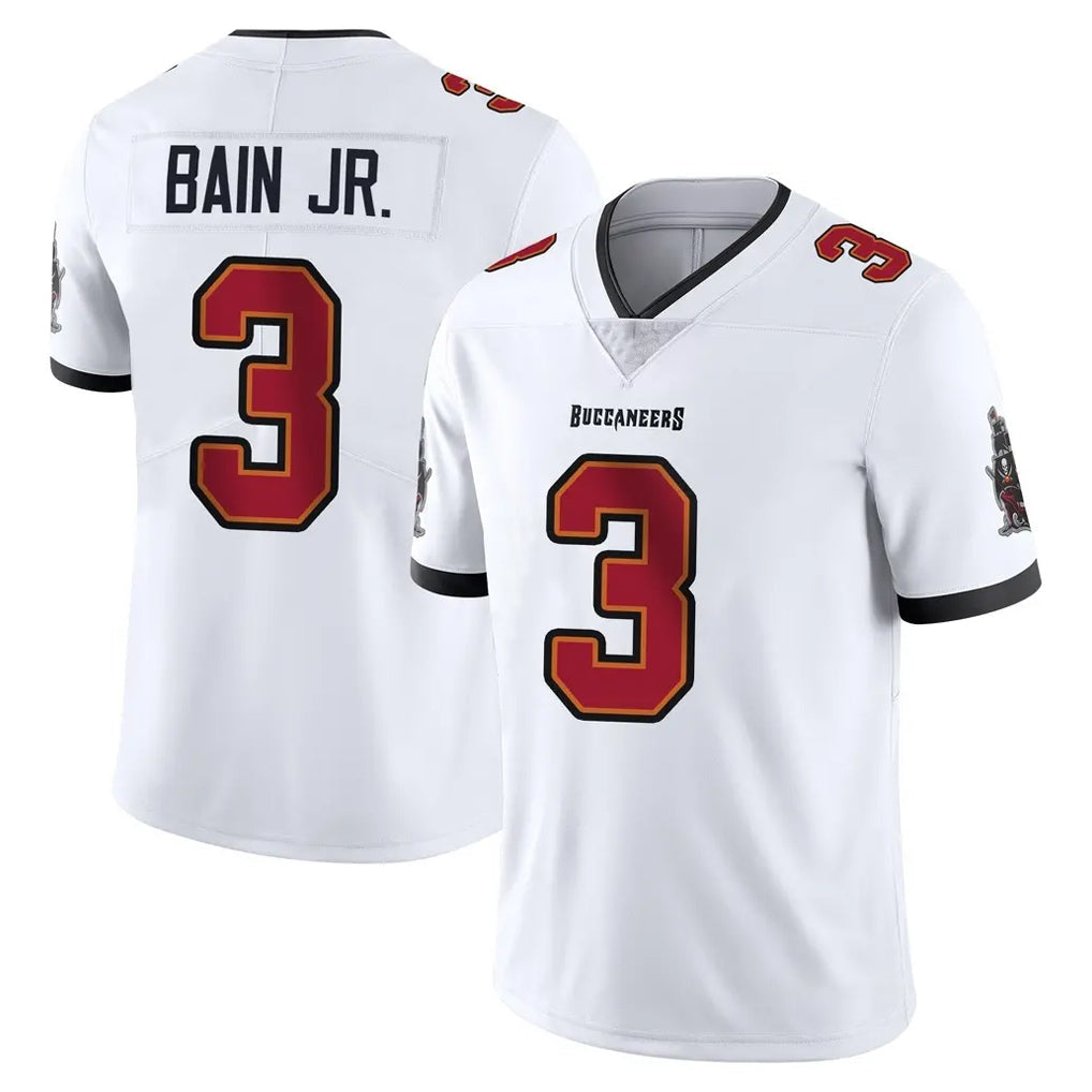 Johmsee TB.Buccaneers #3 Rueben Bain Jr. Player White Limited Vapor Untouchable Home Game Stitched Jerseys